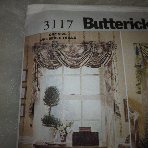 BUTTERICK 3117 Waverly Window Treatments in four styles - Picture 2 of 5